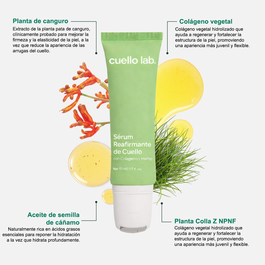 Sérum reafirmante de cuello | Reduce flacidez y arrugas