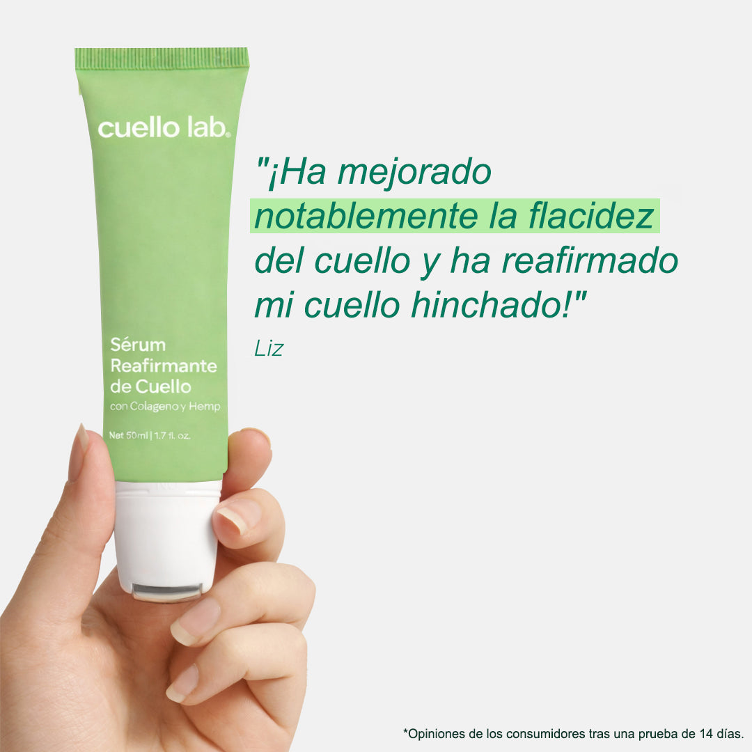 Sérum reafirmante de cuello | Reduce flacidez y arrugas